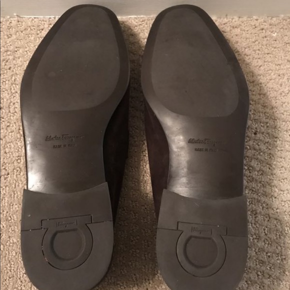 Brand New Brown Ferragamo suede loafers - Picture 3 of 3